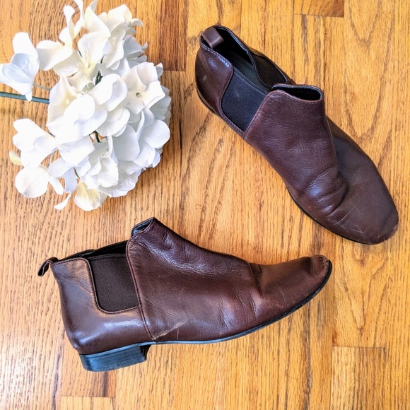 Cole Haan Brown Leather Booties - Picture 4 of 9